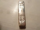 3.14 oz silver bar hand poured from  Small Refiner- Kit Kat shape .999 Fine