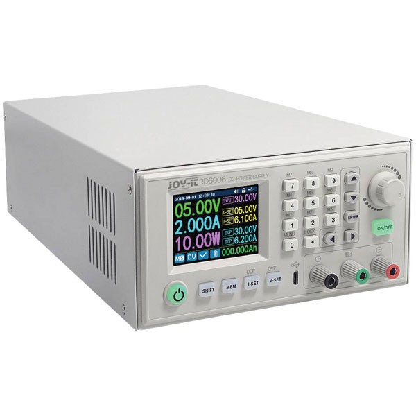 Joy-it bench PSU, 60V/6A, USB/Wi-Fi with 2 outputs