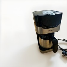 Ambiano Filter-Kaffeemaschine digital mit Thermoskanne, Schwarz/Silber
