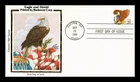 Dr Jim Stamps Colorano Silk Cachet 29c Eagle And Shield First Day Of Issue Cover