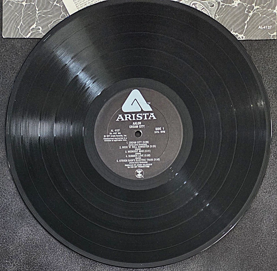 Aalon - Cream City Vinyl LP 1977 Arista AL 4127 Play Tested - Image 4 of 4