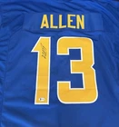 KEENAN ALLEN Signed Chargers Custom Football Jersey - Beckett Certified - Nice!