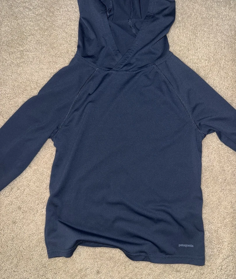 Patagonia Childs Hoodie Capilene Xs 5-6 Nice - Image 3 of 4