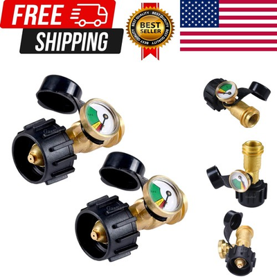 #ad Propane Tank Gauge Propane Level Indicator 5lb 40lb Propane Tanks Gas Pressur... $35.19