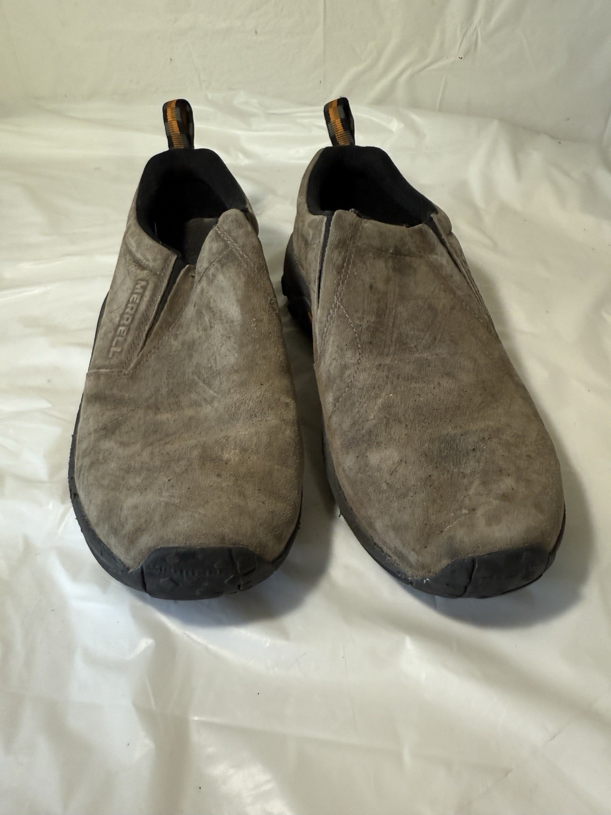 Scarpa Merrell Jungle Moc scamosciata slip on Gunsmoke taglia 11