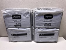 Depend Fresh Protection Underwear Women L Gray 52 pack Maximum FAST SHIP