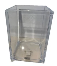 Bed Bath And Beyond Clear Waste Basket Home Decor -NEW(See Below)-SHIP N 24 HOUR