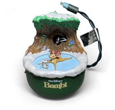 Hallmark 2001 Bambi Discovers Winter Disney Motion Ornament QXD7541