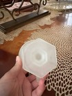 vintage Tiara Indiana Glass provincial punch cup featuring a frosted satin — photo 2