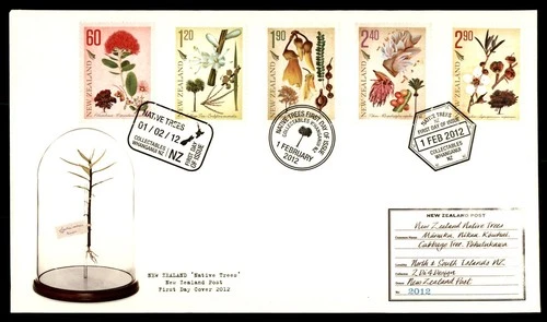Mayfairstamps New Zealand FDC 2012 Blooming Native Trees Combo First Day Cover a
