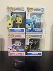 Funko Pop Lot: Pokemon Espeon 884Soft Color Umbreon 948, Glaceon 921, Leafon 866