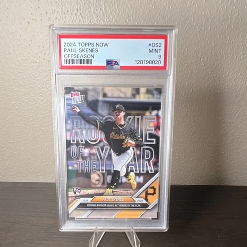 2024 Topps Now Paul Skenes Rookie Award Winners #OS-2 PSA 9 Pirates /43593