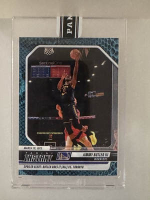 #ad Jimmy Butler 2024 25 Panini Instant #454 Blue Viper 1 1 Warriors Sealed $500.00