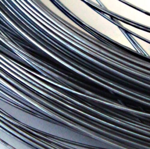 28 gauge oxidized black solid 925 Sterling Silver Round Bead Wire Dead soft 20ft - Picture 1 of 1