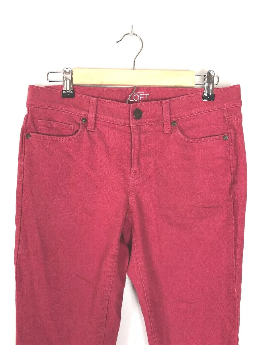 Loft red store jeans