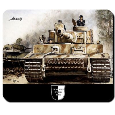 Mauspad Lukas Wirp sPzAbt 502 Tiger Carius Gemälde Bild Kunst #23412