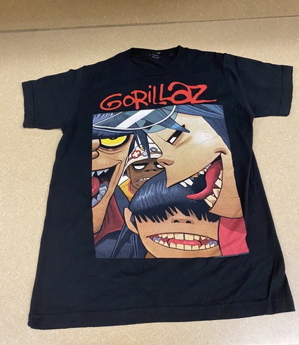 Vintage 2012 Gorillaz Graphic Band T Shirt VTG Tultex Size Small Black