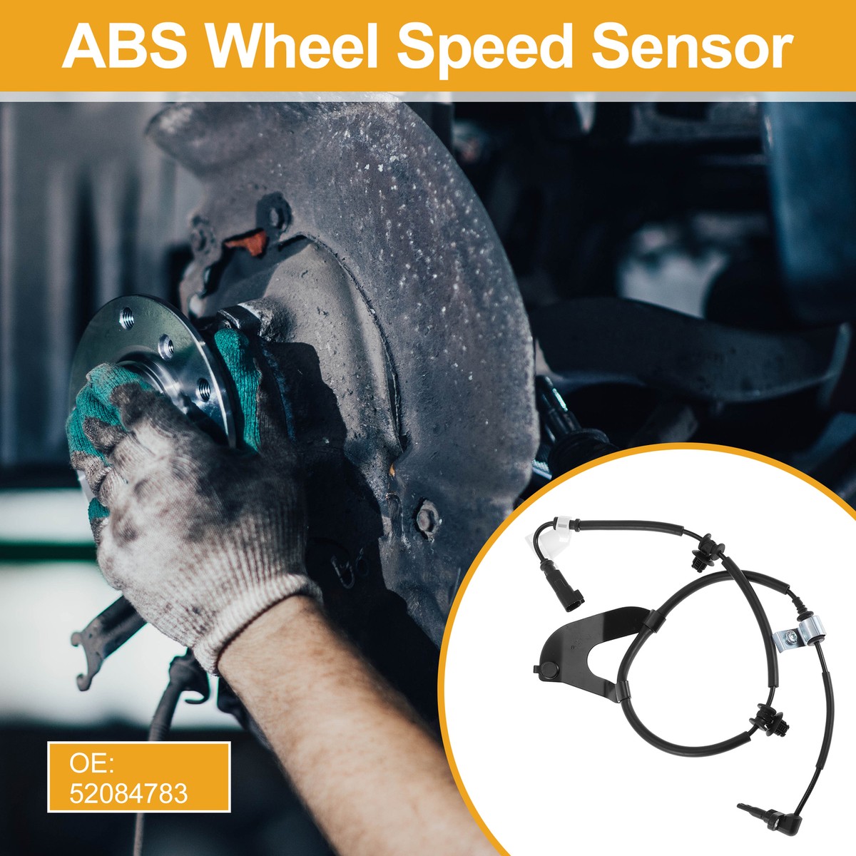 ABS Wheel Speed Sensor ABS Sensor No.52084783 for Chevrolet Nova