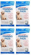4 Packs 20 Pads PET INC Puppy Dog Training Pads  Absorbent Large Pads 22" 22"