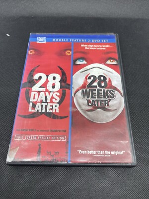 28 DAYS LATER/28 WEEKS LATER DVD 2009 2-Disc Set OOP Full Screen Cillian Murphy 