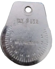 Kastar spark plug gap tool vintage Automotive Mechanic metric SAE Made in USA