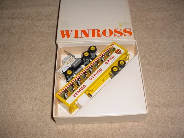 WINROSS ZEMBO TEMPLE STRING BAND TRUCK 1:64 DIECAST MODEL NEW IN BOX