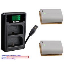 Kastar Battery LZD2 USB Charger for Canon LP-E6 LP-E6N  EOS 80D EOS 90D 5D3 5D4