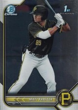 2022 Bowman Matt Fraizer #BCP-91 Pittsburgh Pirates
