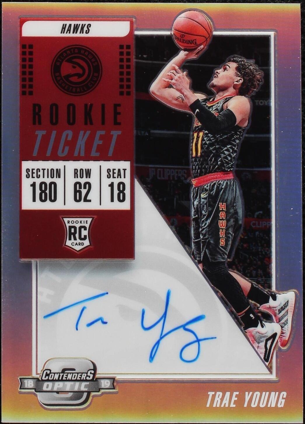 Trae Young Contenders Optic RC 鑑定済み Trae Young Contenders Optic RC 鑑定済み Trae Young Contenders