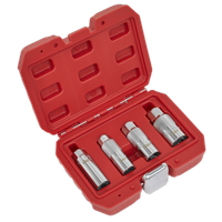 "ZüNdkerzenschlüSsel Set 4Teilig 3/8\"Sq Antrieb | AK6556 Sealey Neu"