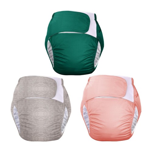 Adult Cloth Diaper Washable Nappy Cover, Leak Incontinence Underwear