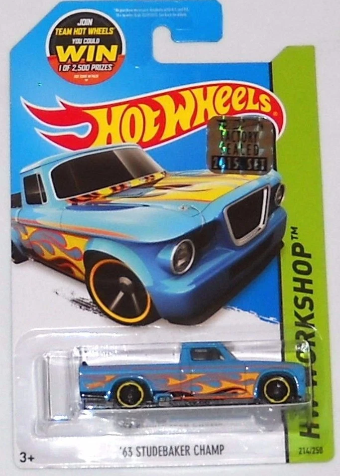 2015 HOT WHEELS RLC FACTORY SET WORKSHOP 1963 STUDEBAKER CHAMP
