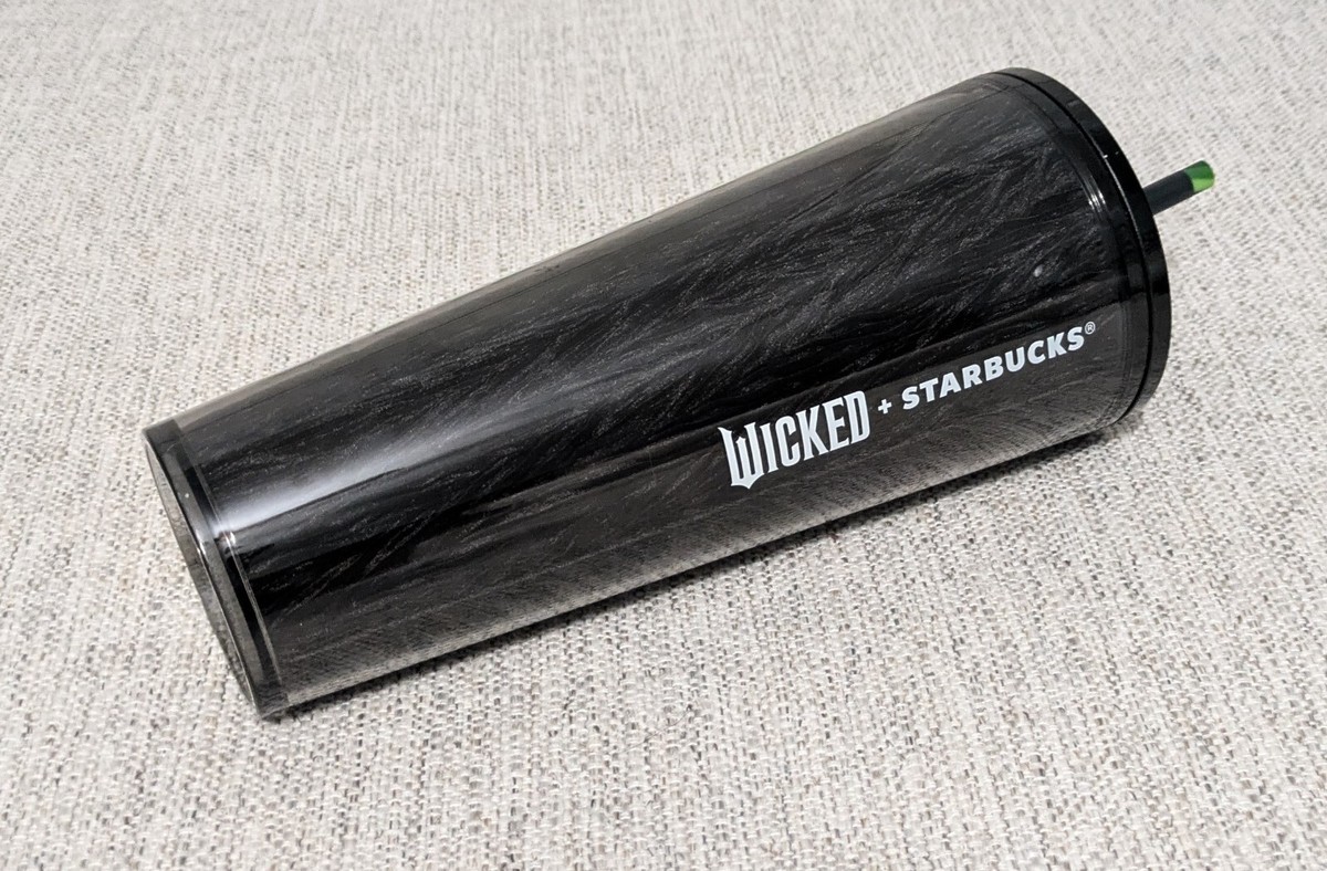STARBUCKS X WICKED DEFY GRAVITY 2024 Tumbler 24oz Glow In The Dark 