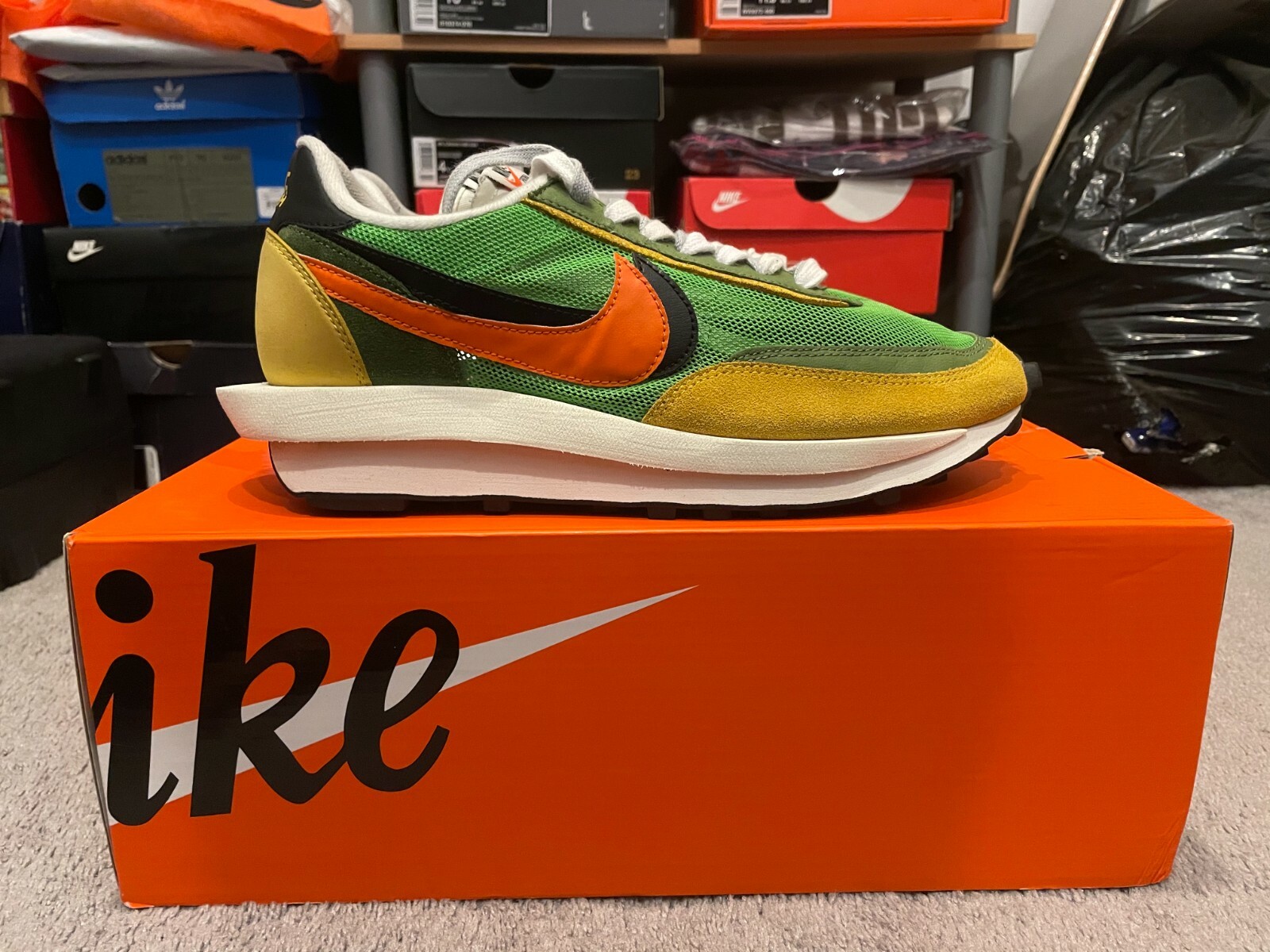 nike sacai waffle used