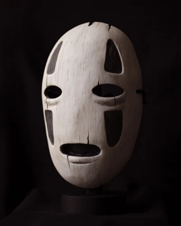 Máscara Darkaonashi | Anime inspirado en la cara | Réplica de resina artesanal Foto 2 de 4