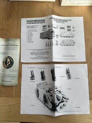 Warhammer 30K The Horus Häresie Legion Deimos Vindicator Laser Zerstörer OOP BRANDNEU IN VERPACKUNG