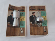 Vintage Mr. Bartender Party Pals Dome Pourer and Double Jigger - New