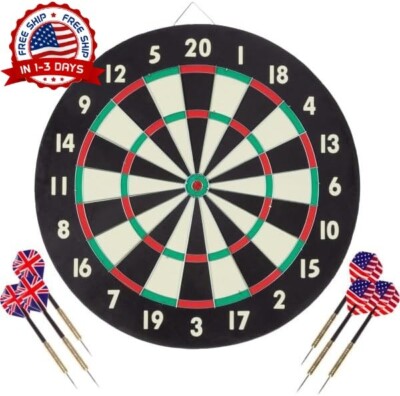 Juego De Tablero De Dardos De Papel Con Encuadernacion De Calidad 18 Pulgadas US