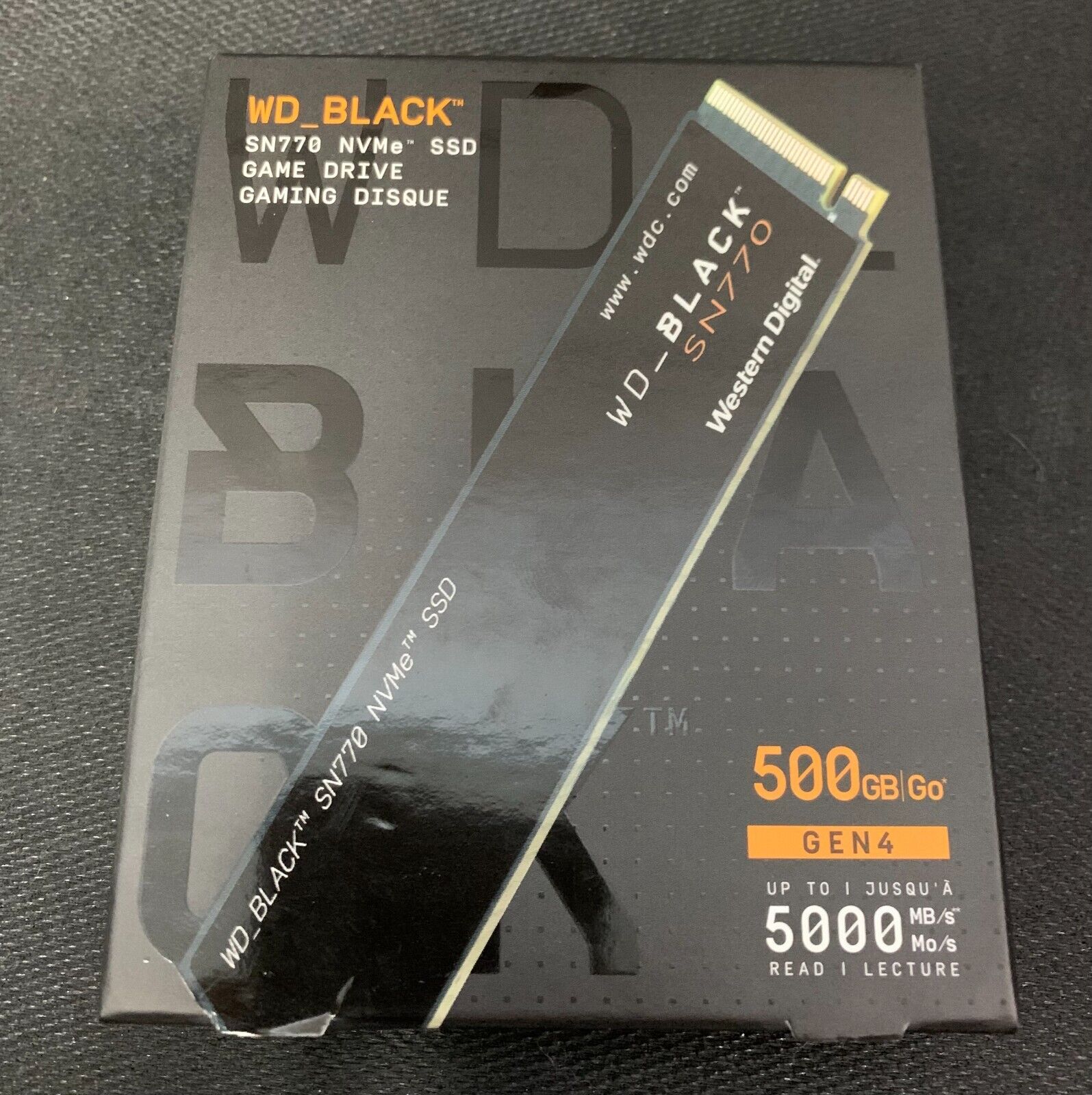 直営ストア Western Digital ウエスタンデジタル 内蔵SSD 500GB WD Black SN770 ゲーム向け PCIe Gen4 M .2-2280 NVMe WDS500G3X0E-EC trumbullcampbell.com