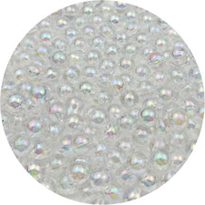 900 Pcs 6Mm Acrylic round Beads AB Colors Craft Beads round Spacer Beads with Ho