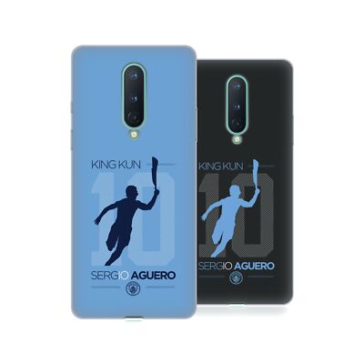 MAN CITY FC SERGIO AGÜERO 10 YEARS SOFT GEL CASE FOR GOOGLE ONEPLUS PHONES