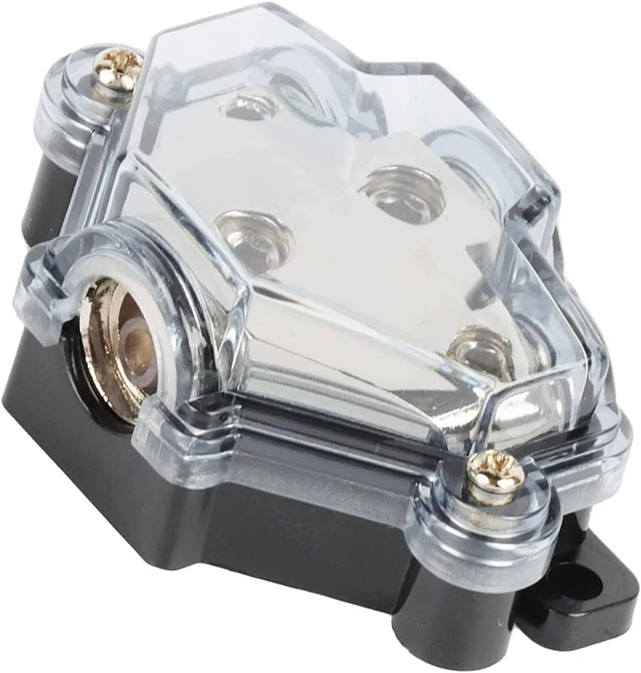 2 PACK 3 Way Distribution Block 0-4 AWG In, 4-10 AWG Out for Power or Ground - Image 2 of 4