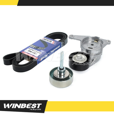 Serpentine Belt Component Kit for Buick Chevrolet Traverse GMC Acadia Saturn Vue