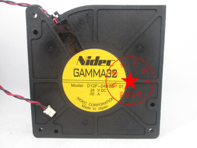 1PC Nidec D12F-24BS5 01 12032 24V 0.55A variable frequency turbine cooling fan #