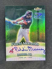 2001 Finest Moments Refractors Autograph #FMA-EM EDDIE MURRAY Read DESC...