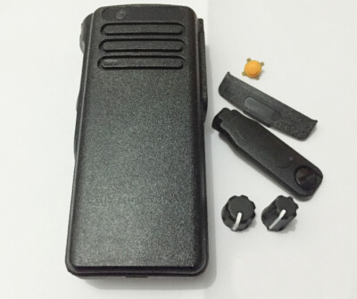 Replacement Front Housing Case Cover Kit For Motorola HT750 Radio - Black