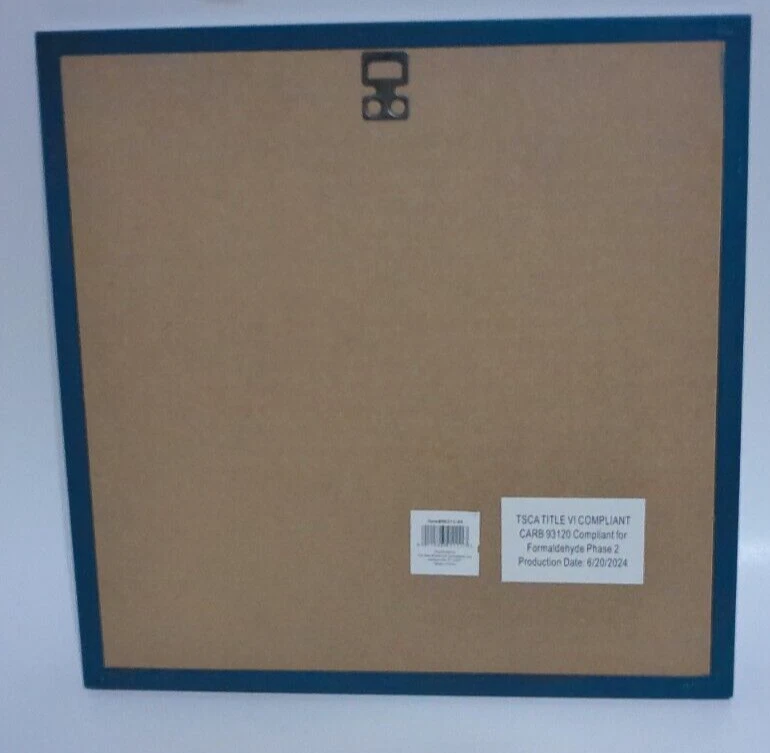 FRAMED PICTURE GLITTER "JOY LOVE PEACE" 12" X 12" BY EAST BROKERS - Image 2 of 2