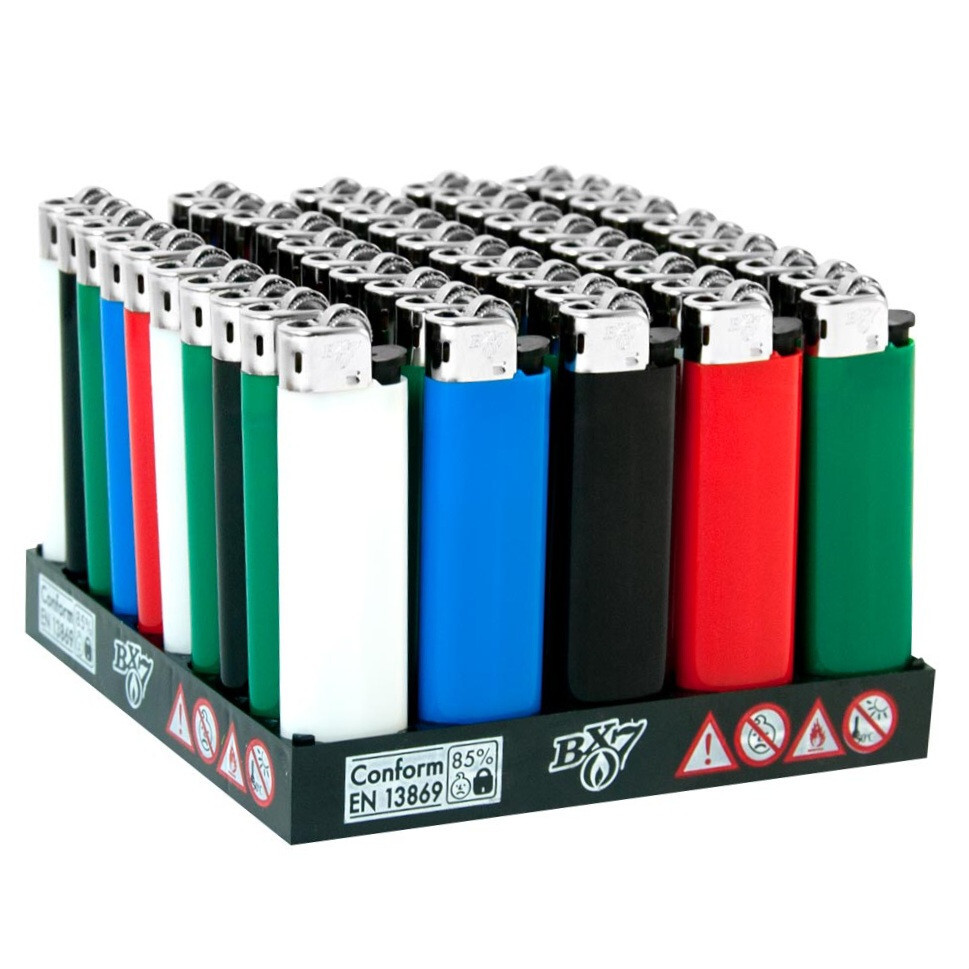 10 Pk BX7 Lighters Made in France by Bic NEW Various Colors midi slim
