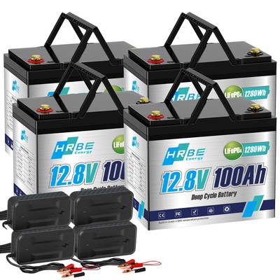 48V 100Ah LiFePO4 Lithium Battery BMS for Solar RV Off-grid Trolling Motor 12V