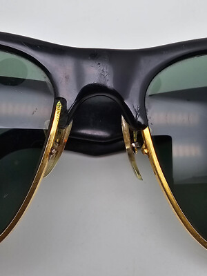 Ray-Ban B&L Wayfarer Max II W1272 Ebony Gold Frame G-15 Lens